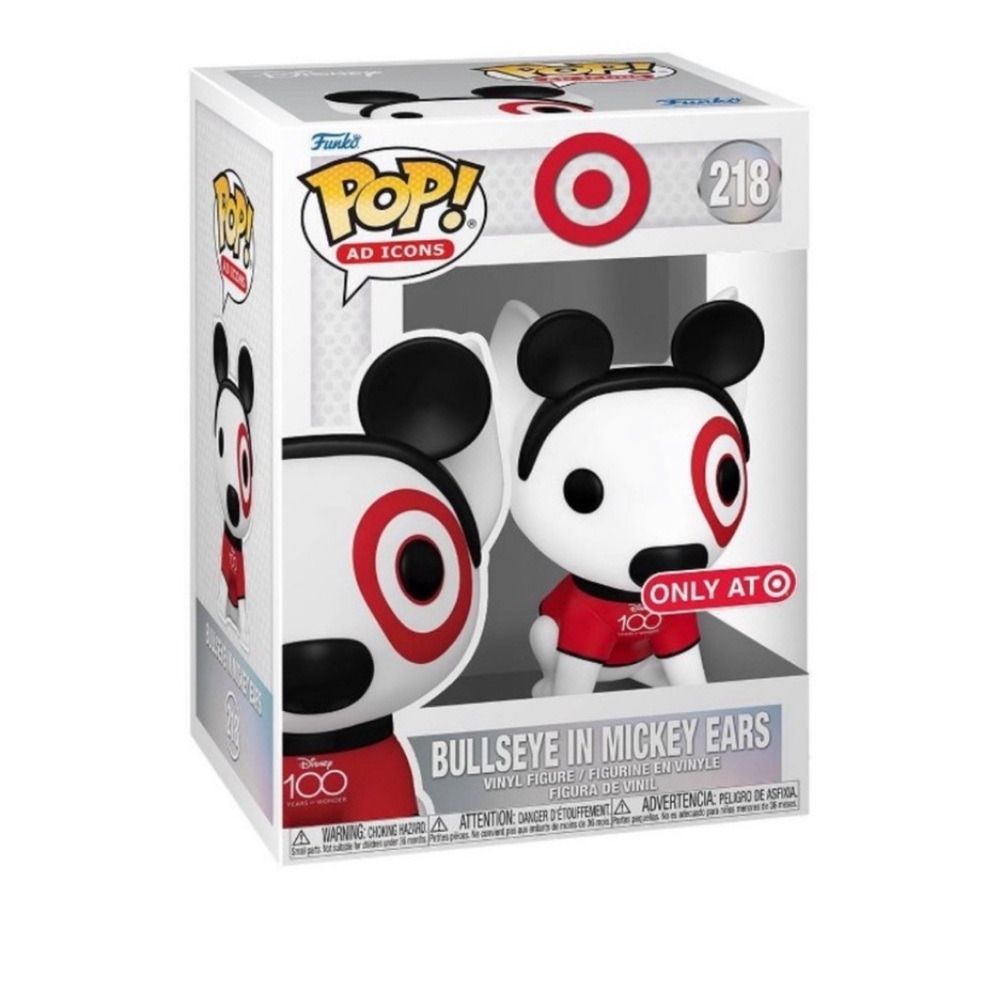 Funko POP Target Bullseye in Mickey Ears Vinyl Figure